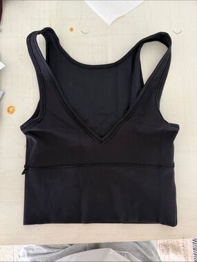lululemon athletica Black V-Neck Longline Sports Tank
